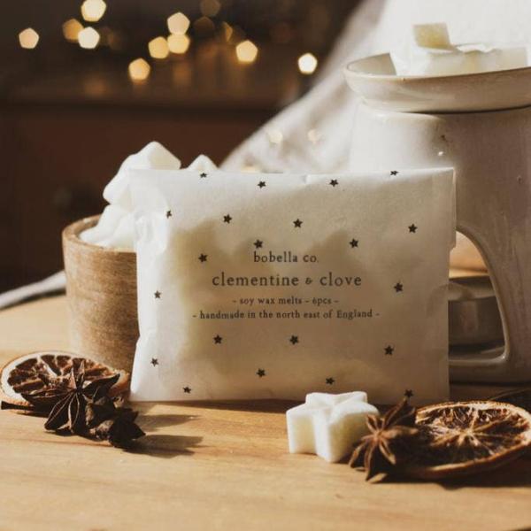 Christmas Wax Melts in Clementine & Clove