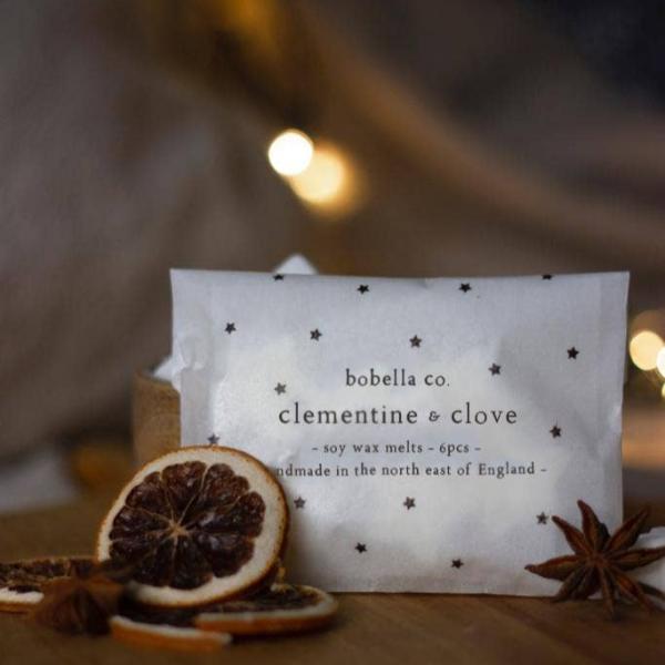 Christmas Wax Melts in Clementine & Clove