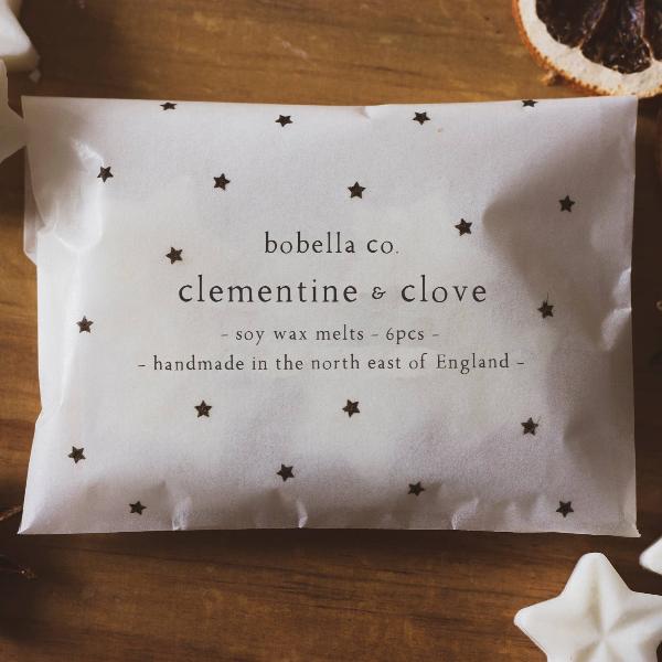 Christmas Wax Melts in Clementine & Clove