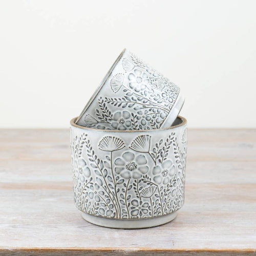 Ceramic Flower Pot, 14cm