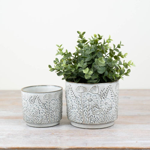 Ceramic Flower Pot, 14cm