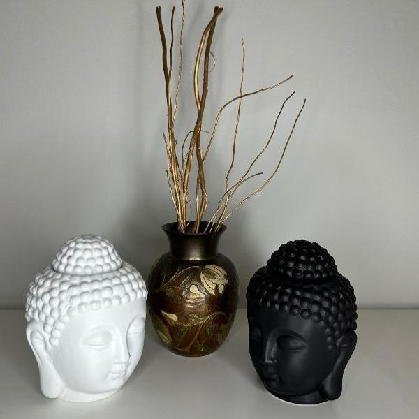 Black Buddha Head Oil Burner and Wax warmer