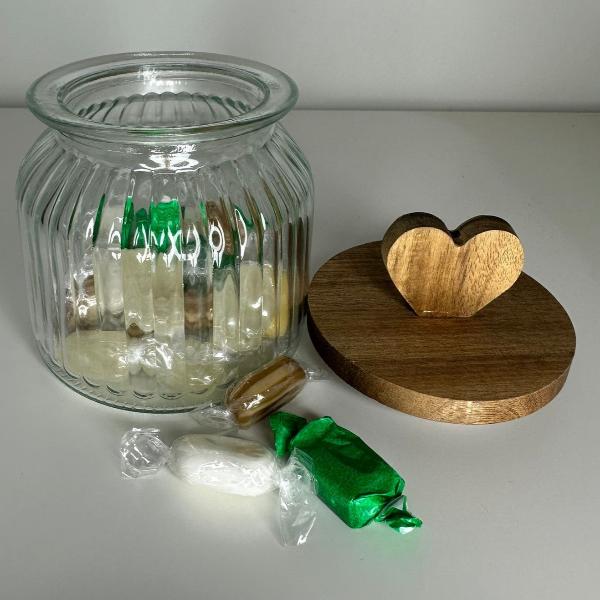 Heart storage jar