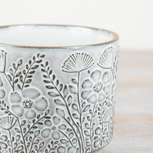 Ceramic Flower Pot, 14cm
