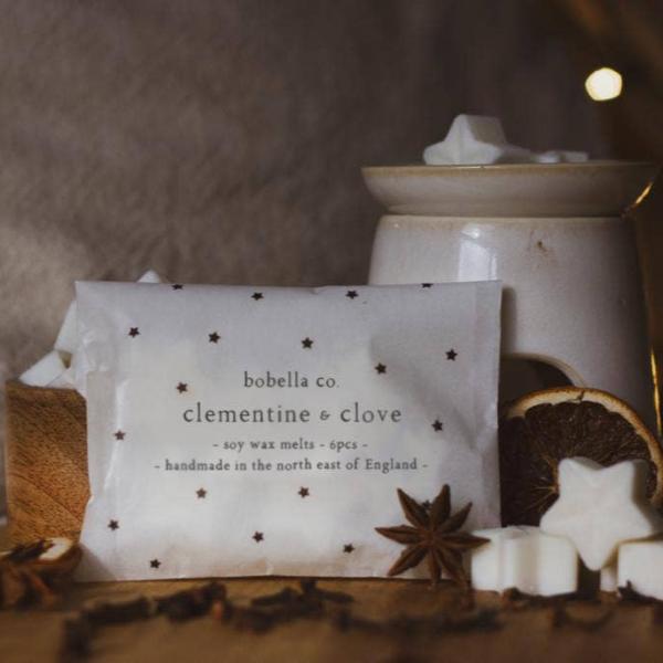 Christmas Wax Melts in Clementine & Clove