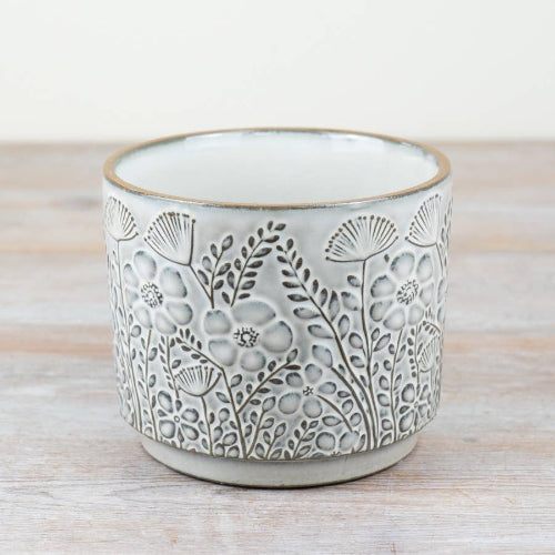 Ceramic Flower Pot, 14cm