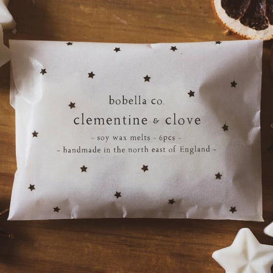 Christmas Wax Melts in Clementine & Clove