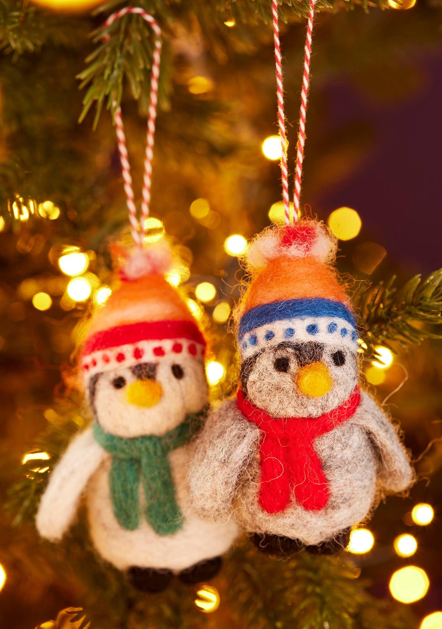 Felt Penguin In Beanie Hat