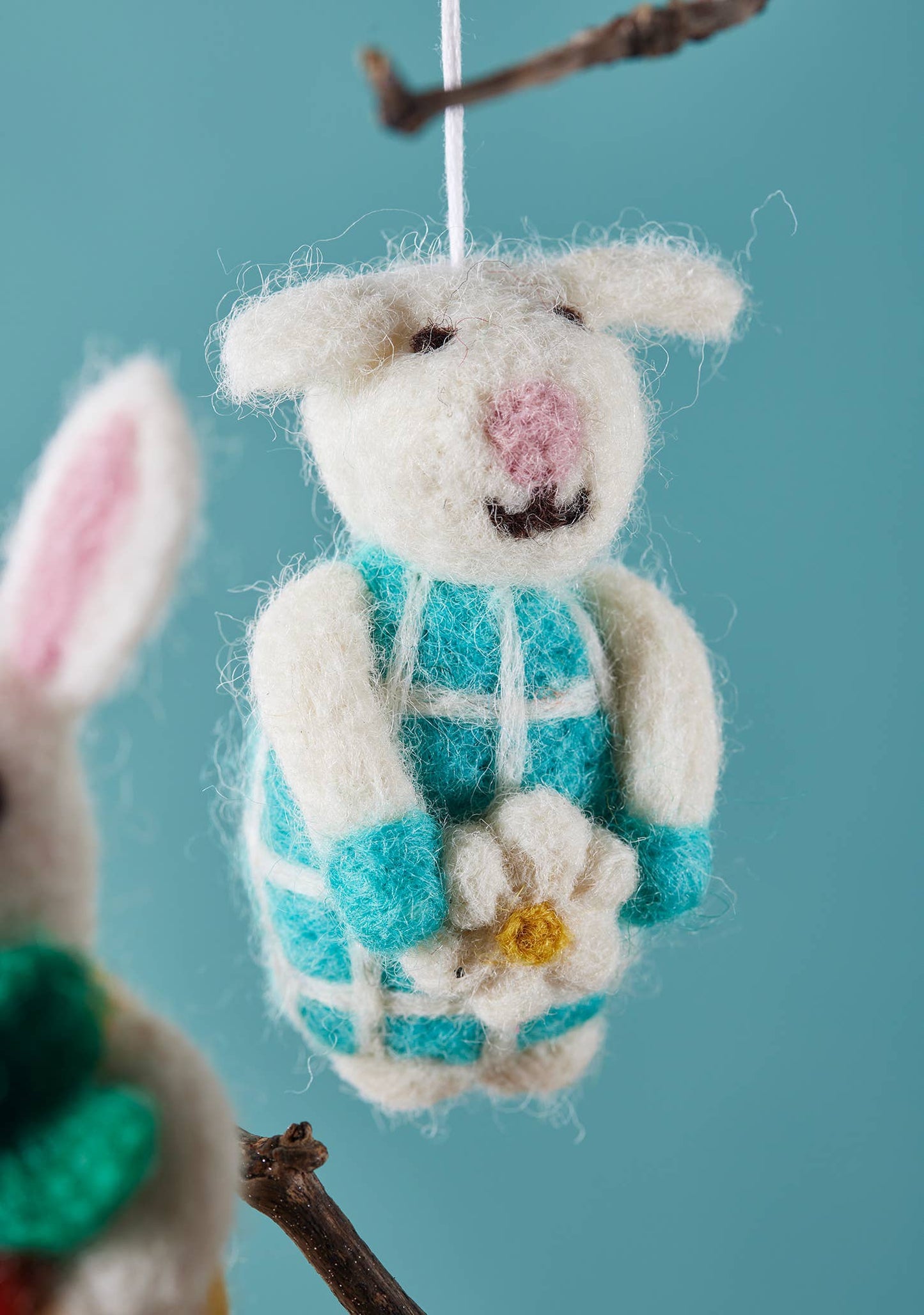 Felt Rabbit & Sheep Decorations