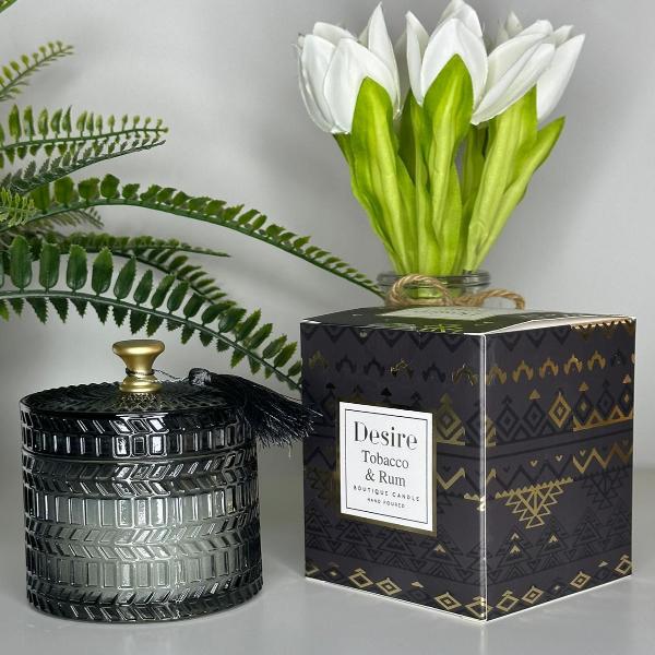 Azure Desire candle jar Tobacco & Rum