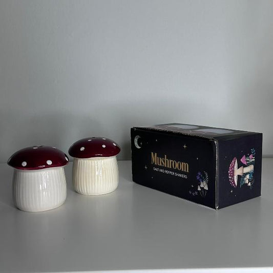 Mushroom Salt and Pepper Shakers
