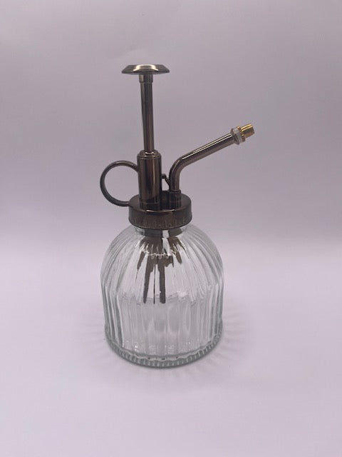 Small Ribbed Glass Plant Mister