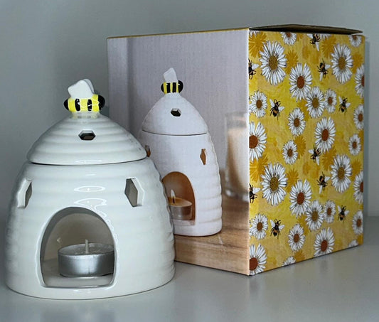 White Beehive Oil Burner