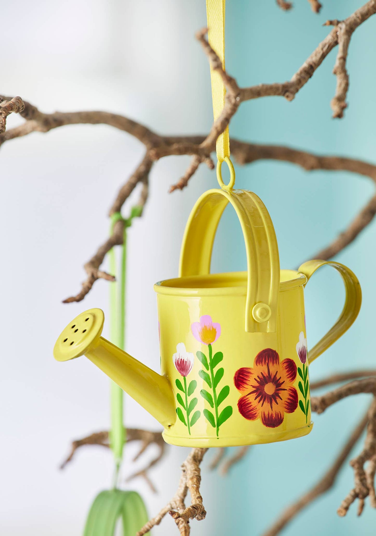 Handpainted Mini Watering Can Decoration