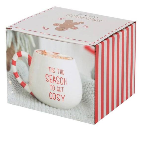 Cosy Season Rounded Christmas Mug (UK Spelling)