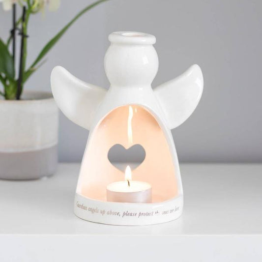 Guardian Angel Tealight Candle Holder