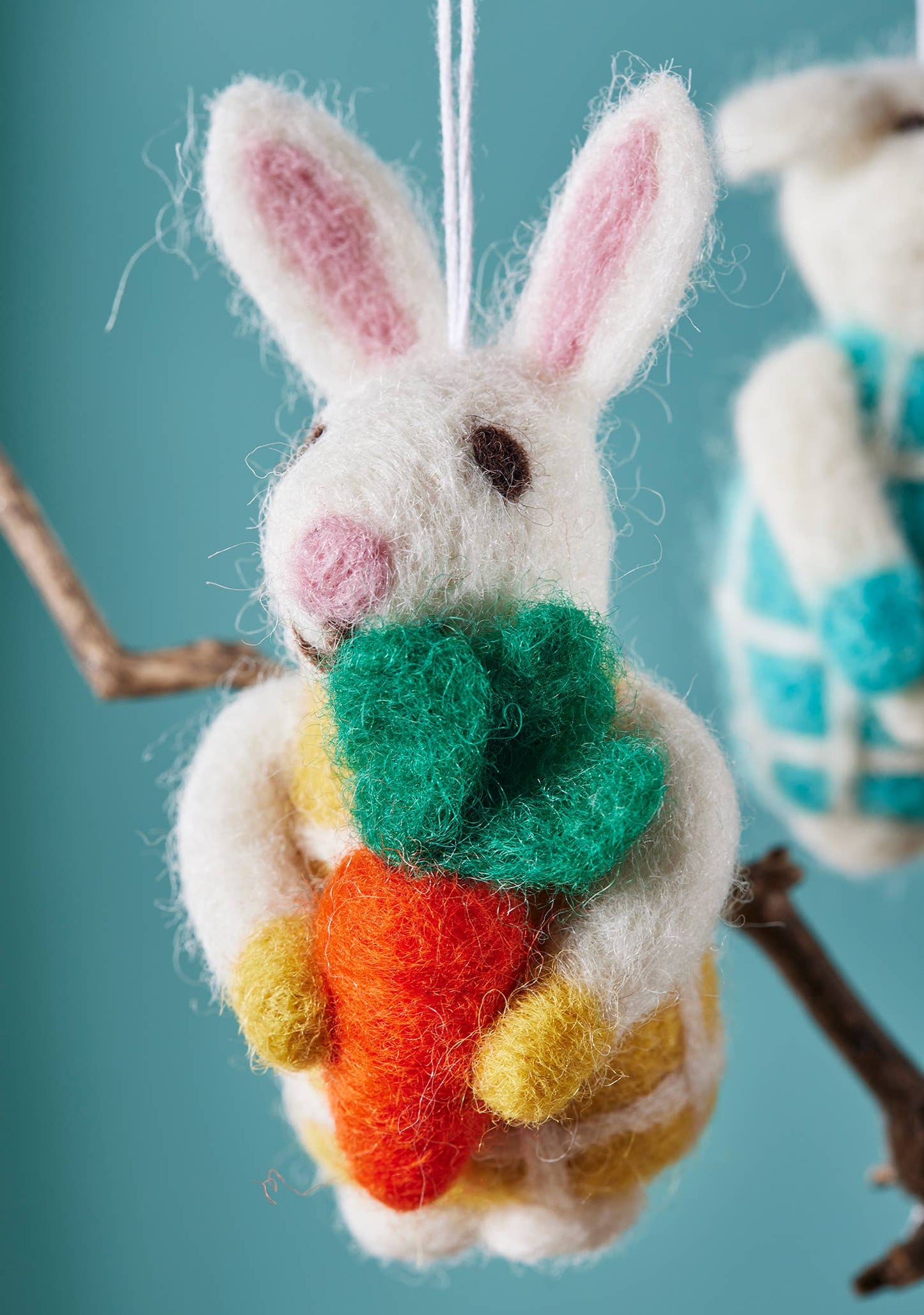 Felt Rabbit & Sheep Decorations